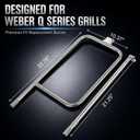 QuliMetal 65032 Burner Tubes for Weber Q300, Q320, Q3000 & Q3200