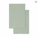 BIOWEAVES 100% Organic Cotton Pillow Cases 300 Thread Count Soft Sateen Weave GOTS Certified – Standard/Queen Size, Set of 2, Glacier Gray