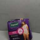 Depend Night Defense Adult Diapers, Incontinence & Postpartum Bladder Leak Underwear for Women, Disposable, Overnight, Medium, Blush, 15 Count
