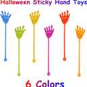 24 Pack Halloween Sticky Hands Toys, Skeleton Hand Sticky Stretchy Toys for Kids Girls Boys Halloween Goodie Bags Stuffers Party Favors Treat Bag Gifts