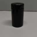 Infinity Jars Tall Screw Top Jar 200 Ml (6.7 fl oz), UV Black Glass Airtight Smell-Proof Container for Coffee, Tea, Dried Goods, Refillable Tall Jar for Long-Term Kitchen Storage