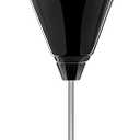 Chefman Handheld Electric Milk Frother Create Foam for Coffee, Cappuccinos, & Lattes, Mix Matcha & Protein Powder, Cordless & Compact, Stainless Steel Wand, Battery Operatedp And Spoon