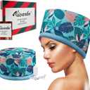 VICARKO Hair Steamer Thermal Heat Cap   Deep Conditioning Natural Black Hair Scalp Treatment Spa Hot Head Care Electric for Home Use (Average, Hawaii Blue)