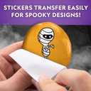 National Geographic Creepy Creatures Rock Painting Kit - Halloween Arts & Crafts Kit for Kids, Decorate 10 River Rocks with 10 Paint Colors & More Spooky Art Supplies, Halloween Gifts for Kids, One Size
