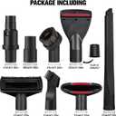 Sealegend 8PCS Vacuum Attachments Accessories for Shark Replacement Parts Crevice Tool, Dust Brushes & Vacuum Hose Adapters Compatible with Shark NV360 NV350 NV500 & Rocket HV301 Series