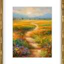 Golden State Art 16x20 Gold Vintage Bamboo Frame for 11x14 Photo,Wood/Glass