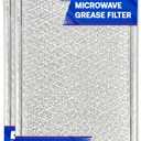 Microwave Filter Replacement 13.3" x 5.85" WB06X10596 GE Microwave Filter Fits Whirlpool Samsung Maytag - Aluminum Mesh Screen Grease Filters - Filters Air Entering Over the Range Oven Vent Fan (2-Pk)