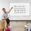 36 x 24 Inch 3 Pack Large Dry Erase Boards, Magnetic Dry Erase White Board Bulk Silver Aluminum Framed Whiteboard Message Presentation Wall Mounted for School Office and Home