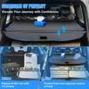 AUXKO Retractable Cargo Cover for Toyota 4Runner 2026-2025, Carbon Fiber