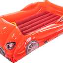 RAPTAVIS Kids Air Mattress Inflatable Toddler Travel Bed with Sides, Cot Sleeping Pad, Red