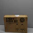 Epoxy Resin - Ultra-Gloss 1 Gallon Kit, Crystal Clear, Self-Leveling, UV & Impact Resistant Resin Kit for Art, Jewelry, Tables & Countertops, Easy 1:1 Mix, DIY Crafts