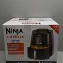 Ninja Air Fryer, Roast, Bake, Air Fry, Roast, Broil, Reheats, & Dehydrates, 4-in-1, Fries, Frozen Food, Veggies, and Juicy Meat, Less Oil, Easy Meals, Healthy Meals, Compact, 4 QT, Grey, AF101