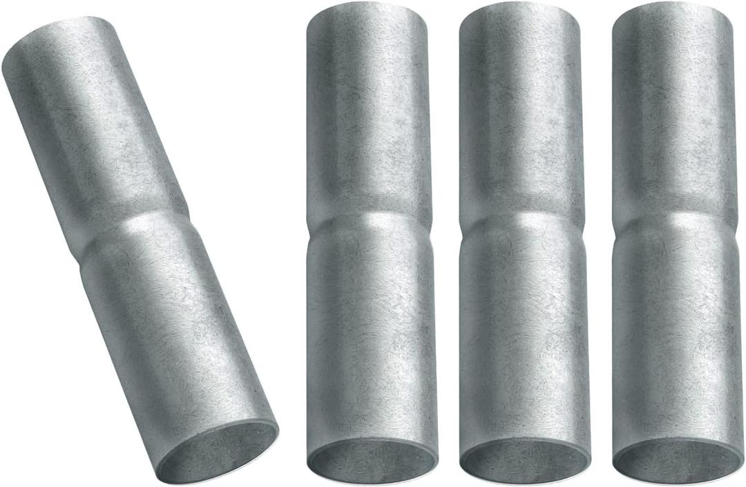 VIVIDA 1-5/8" Top Rail Sleeve 4 PCS, Fence Rail Connectors for 1.77" OD Pipe, Chain Link Fence Parts, Galvanized Steel