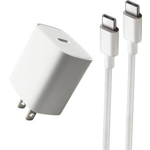 EGK 20W VR Fast Charger for Meta Quest 3S/3/2/1 & Pico 4/4 Pro - 6.6Ft Type-C Cable (White)