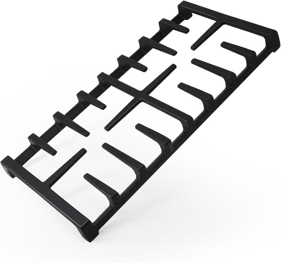 WB31X27150 Cast Iron Burner Grate Replacement for GE Stove Parts JGBS66REKSS JGB700SEJ4SS JGSS66SEL1SS JGSS66SEL3SS, WB31X24737 Center Burner Grate Surface Cooktop for General Electric Gas Range Parts, 1Pcs WB31X27150