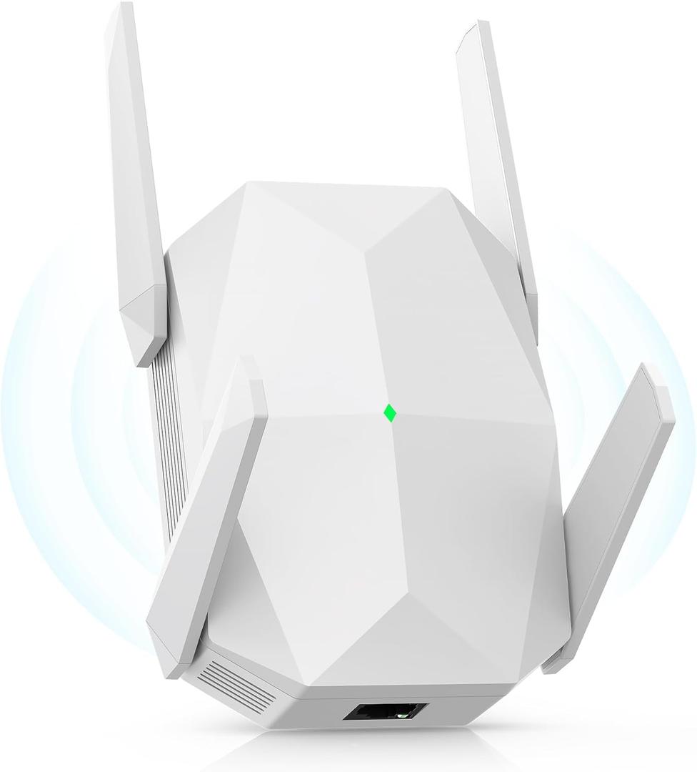 2026 AX3000 WiFi 6 Extender Signal Booster, Multi-Link Connectivity Internet Extender WiFi Booster for Home, Dual Band Long Range WiFi Repeater, Up to 19000 Sq. Ft., Easy Setup, Support 100+ Devices (White)