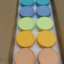 DRKIO 20 Pack Glass Baby Food Storage Containers 4 Oz Baby Food Jars with Lids Baby Food Maker Microwave Dishwasher Freezer Safe 100% Leak-Proof BPA Free