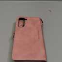 Defencase Compatible with Samsung Galaxy S22 Plus Case Wallet with RFID Blocking Card Holder for Women Men, PU Leather Magnetic Snap Flip Zipper Strap Phone Case Fit for Galaxy S22 Plus 5G 6.6", Pink (Airy Rose Pink)