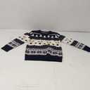 Toddle Baby Girl Boy Christmas Outfit Baby Girl Boy Christmas Sweater Sweatshirt Warm Crewneck Winter Clothes Navy Blue 6 Y