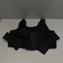 BRABIC Womens' Front Closure Post-Surgery Posture Corrector Bra Shaper Tops with Breast Support Band (XX-Large, Black)