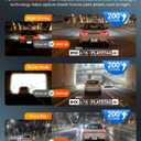IIWEY 4K Dash Cam 3 Channel, Triple STARVIS 2 Sensors (IMX678 Front, IMX675 Cabin & Rear), 4K+2K+1080P HDR, Night Vision 3.0, PlateTag AI for Plate Clarity, 5GHz WiFi, GPS, Parking Mode, 128GB Card In