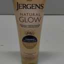 Jergens Natural Glow +Firming Self Tanner Body Lotion, Fair to Medium Skin Tone, Sunless Tanning Moisturizer with Collagen and Elastin. Helps to Visibly Reduce Cellulite, 7.5 Fl Oz