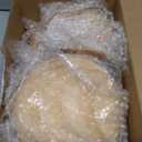 Doublefill 4 Pack Pottery Molds Plaster Molds Wood Pottery Tools with Handle for Ceramic Top Forms DIY Bowls Plate Dish Slump Press Art Making (Hemispherical,4.5'' 6.5'' Thickness 2.5'')