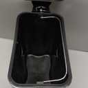 Home Zone Living 1.3 Gallon Small Bathroom Trash Can with Lid and Step Pedal, Stainless Steel Wastebasket with Slim Design for Home and Office, Silver, 5 Liters