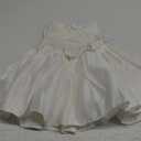 IDOPIP Flower Girl Bowknot Tutu Dress for Kids Baby Princess Wedding Bridesmaid Birthday Party Pageant Baptism Dresses 70