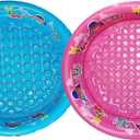 3 Rings Kiddie Pool for Toddler, 48X12Kids Swimming Pool, Inflatable Baby Ball Pit Pool, Small Infant Pool (Blue)