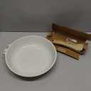 SENSARTE Nonstick Ceramic Frying Pan Skillet, 9.5 Inch Omelet Pan, Healthy Non Toxic Chef Pan, Induction Compatible Egg Pan with Heat Resistant Handle, PFAS-Free (White)