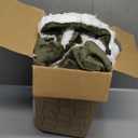 Bedsure GentleSoft Sherpa Fleece Throw Blanket Twin Size for Couch - Thick and Warm Throw for Women and Men, Soft Fuzzy Plush Twin Blanket for Winter, Olive Green, 60x80 Inches