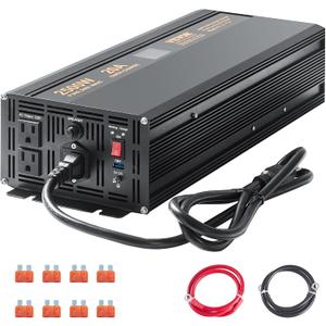VEVOR 2500W Sump Pump Battery Backup with LCD, Automatically Shifts to Inverter Power Ensuring Uninterrupted Operation, Essential for Emergencies & Power Failures VEVOR 2500W Sump Pump Battery Backup with LCD, Automatically Shifts to Inverter Power Ensuring Uninterrupted Operation, Essential for Emergencies & Power Failures