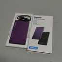 ZBF Wireless Portable Charger,5000mAh Slim Magnetic Power Bank Phone Charger with USB-C Cable, PD 20W Fast Charging Mag-Safe Battery Pack Travel Charger for Phone 17 16 15 14 13 Pro Max(Purple)