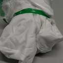 Crib Mattress Protector Sheets Fitted Waterproof Crib Mattress Pad Cover, Noiseless & Machine Wash 100% Absorbent Crib/Toddler Mattress Protector Sheet Quilted, White, 52" x 28"