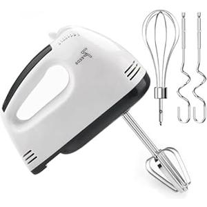 Hand Mixer, 7 Speed Electric Cake Whisk Food Mixer SelfControl/Turbo Boost with 5 Stainless Steel Accessory Food Beater for Cake Bread (size 3)