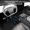Car Refrigerator for Tesla Cybertruck, 18L Center Console Car Fridge with Rapid Cooling (21~68), Tesla Cybertruck Freezer Compressor Electric Cooler for Outdoor Camping Road Trip