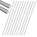 10pcs 5MM X 300MM 304 Stainless Steel Round Rods,Metal Solid Shaft Rods (10, 5MM X 300)