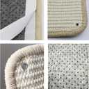 Cat Scratcher Mat, 23.6 X 15.7 Inch Natural Sisal Cat Scratch Mats,Cat Wall Scratcher for Indoor Cats with Adhesive Hook Protect Carpets and Sofas