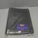 9 Pocket 3 Ring Leather TCG Binder for Baseball, Trading Game, and Sports Card, 50 Pages, Holds 900 Cards (14 x 11 In)