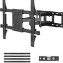 Suptek Full Motion TV Wall Mount for 42 to 86 Inch TV, Swivel and Tilt with Articulating Dual Arms, Max VESA 600X400mm, Holds up to 132lbs, Fits Max 16" Wood Studs, MA01A