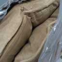 A1 Home Collections Down Alternative Throw Insert, Ready to Use Pillow Pack of 2, 22"x22", Irish Coffee