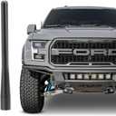 4.5 Inch Short Antenna for Ford F150 2009-2026, Aluminum Antenna F150 Accessories Ford F-150 Raptor Lightning 2017-2026 F250 F350 Pickup Truck Replacement Antenna