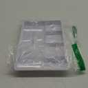 mDesign Expandable Plastic Drawer Organizer and Storage Container for Office Supplies - Gel Pen Pencil, Marker, Stationary, Desk Supply Holder for Drawers and Desktop - Lumiere Collection - White