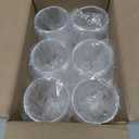 US Acrylic Stackable 8 ounce Plastic Wine Stems in Clear | Set of 8 Reusable, BPA-free, Made in the USA, Top-rack Dishwasher Safe