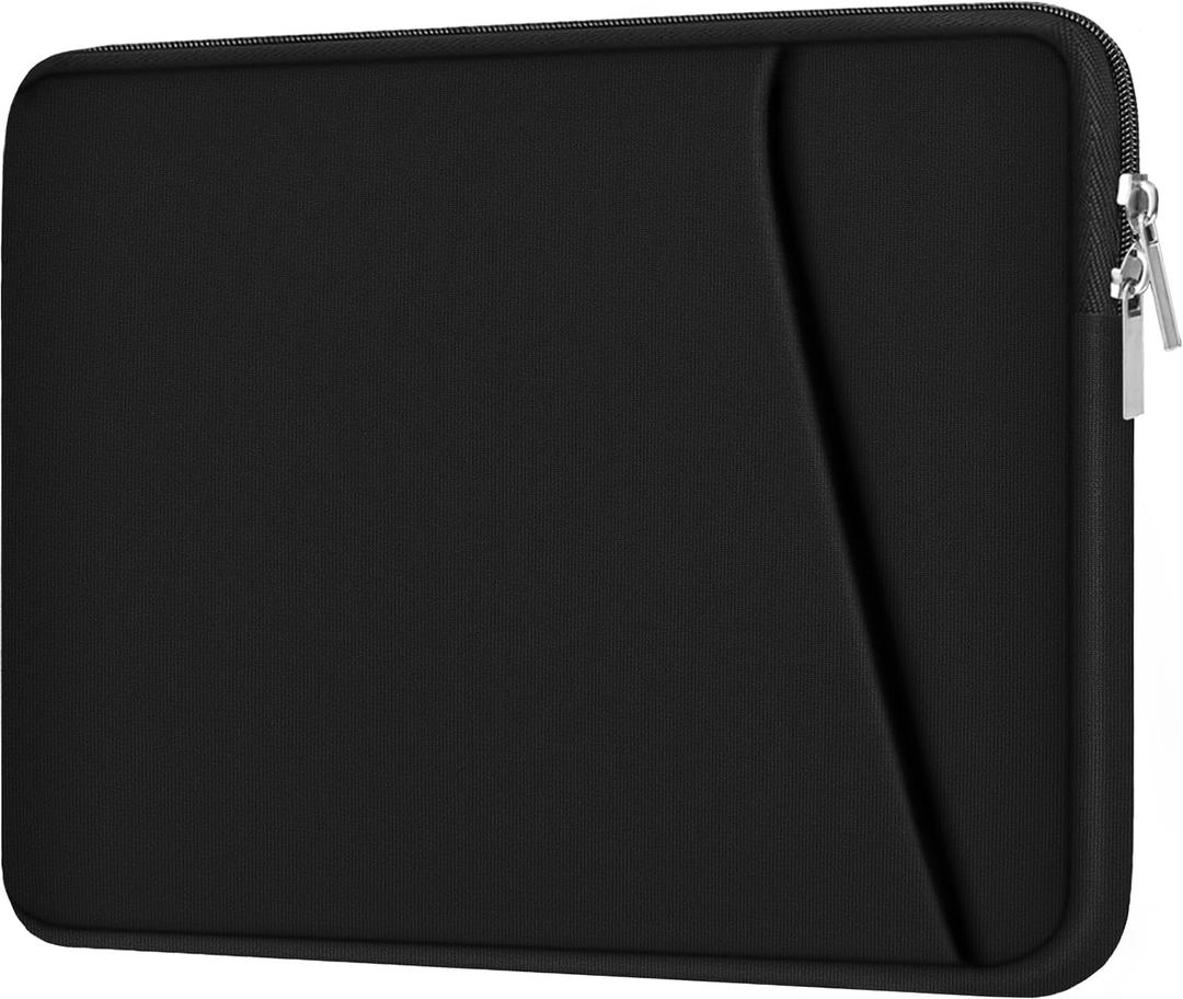 Laptop Sleeve Case 13 Inch, Upgrade 14 inch Laptop Cover for Apple MacBook Pro 2022, Durable Notebook Cover Shockproof Protective Bag Compatible with MacBook Air/Pro Retina 13.3 Inch, Black