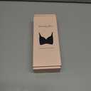 Double Couple Comfort Nursing Bras for Breastfeeding Sleeping Maternity Bra Seamless V Neck Wireless Bra with Extenders (Small, Black)