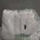 NICETOWN 100% Blackout Window Curtain Panels, Cold and Full Light Blocking Drapes with Black Liner for Nursery, 84 inches Drop Thermal Insulated Draperies (White, 2 Pieces, 52 Wide Each Panel)