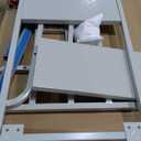 4 Step Stairs with Wheels, Industrial & Warehouse 4-Step Rolling Stairs, Non-Slip Rolling Steps with Stair Edge Protector, Easy to Move Rolling Steps with Wheels(21.7" Wx39.4H, 600LBs Loading)