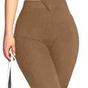 Ekaliy Two Piece Outfits for Women Sleeveless Crop Top Ribbed High Waist Long Pants Sets Party Jumpsuits Clubwear (L)